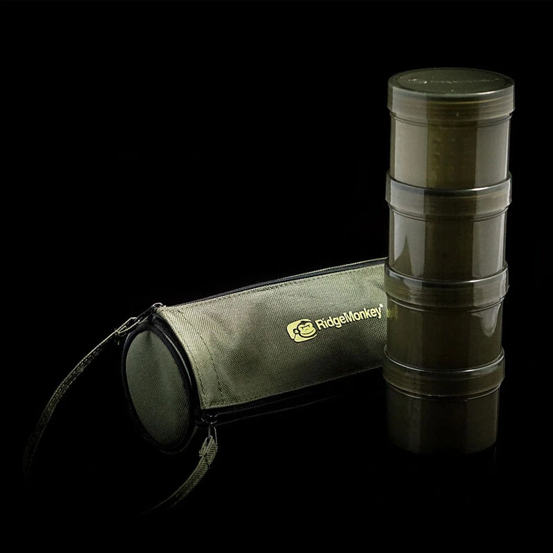 Pots à Booster Ridge Monkey Modular Hookbait Pots Green 4 Pots à Booster Ridge Monkey Modular Hookbait Pots Green - Image 2