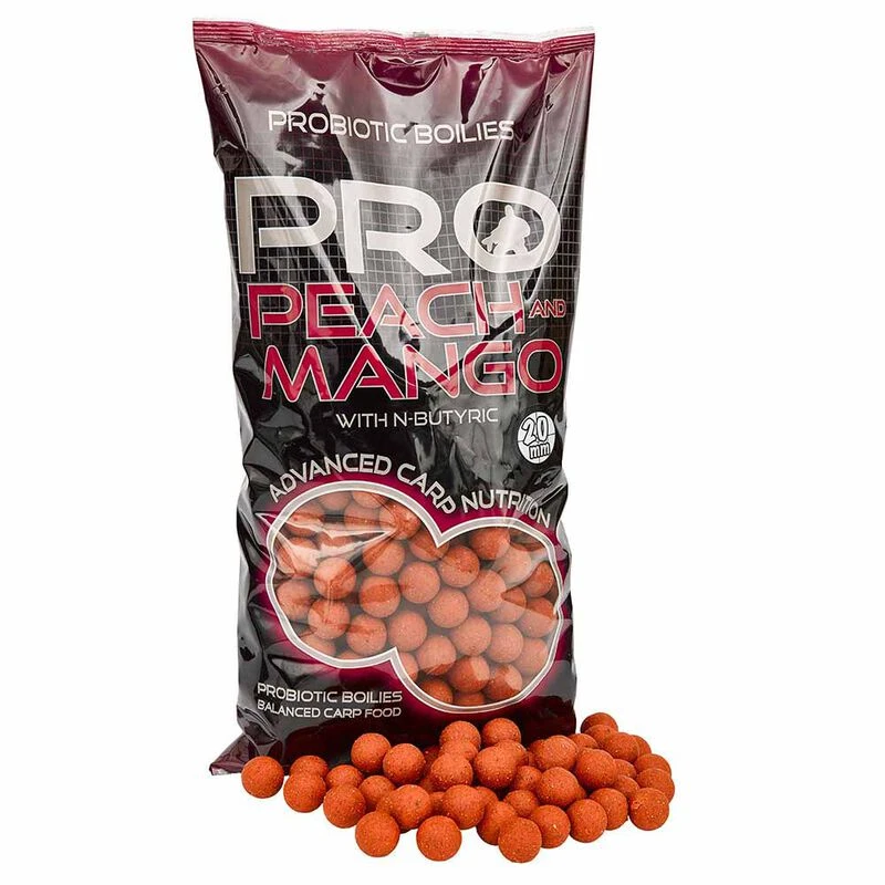 Bouillettes Carpe Probiotic Peach / Mango Boilies 20mm 4 Bouillettes Carpe Probiotic Peach / Mango Boilies 20mm - Image 2