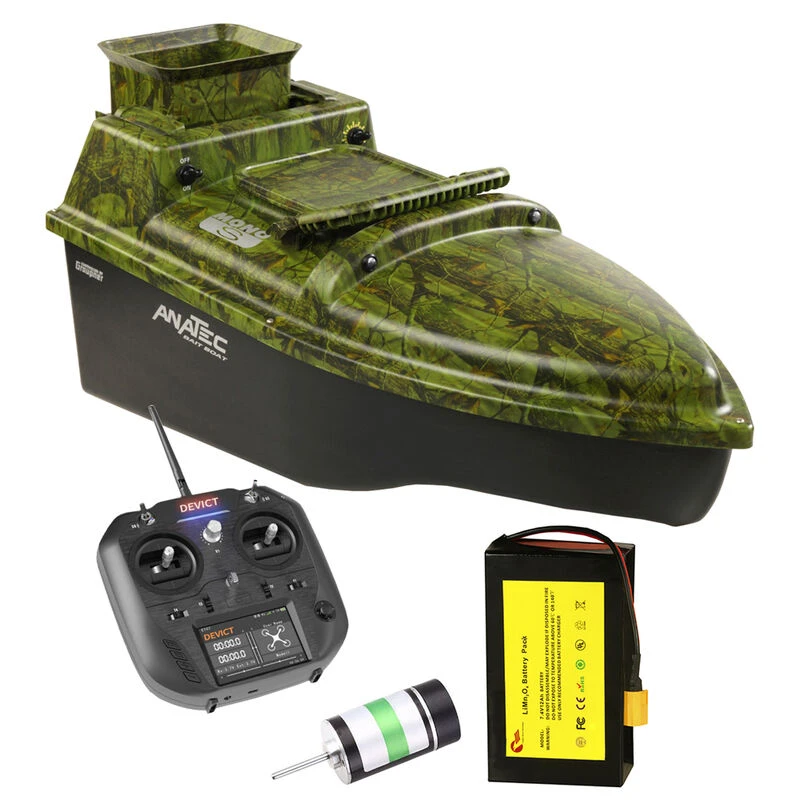 Bateau Amorceur Anatec Monocoque S Oak Lithium/brushless +teleco. De-sr07 3 Bateau Amorceur Anatec Monocoque S Oak Lithium/brushless +teleco. De-sr07