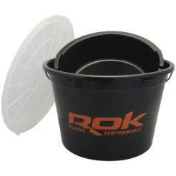 Seau Carpe Rok Kit Amorcage 25l Noir (seau25l+cuvette8l+couv25l)
