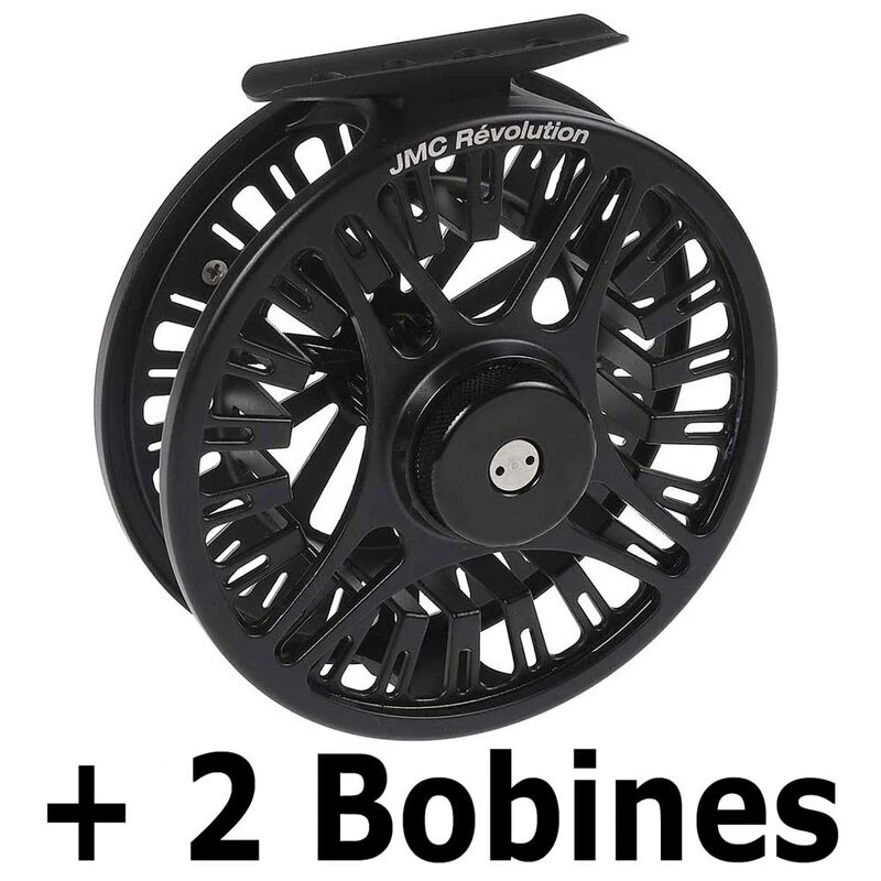 Moulinet Mouche Jmc Révolution 35 + 2 Bobines 3 Moulinet Mouche Jmc Révolution 35 + 2 Bobines