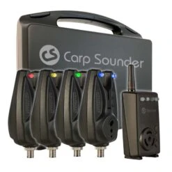 Coffret 4 Détecteurs Carpe Carpsounder Age-one + Centrale
