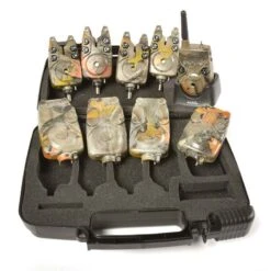 Coffret 4 Détecteurs Mack2 Falcon XPr Alarm Set 4+1 Camo -Magasins De Pêche En Vedette 154492 h