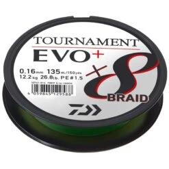 Tresse Daiwa Tournament X8 Braid EVo+ Dark Green 135m