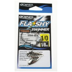 Hameçon Texan Plombé Carnassier Owner Flashy Swimmer (x2) -Magasins De Pêche En Vedette 23408 c