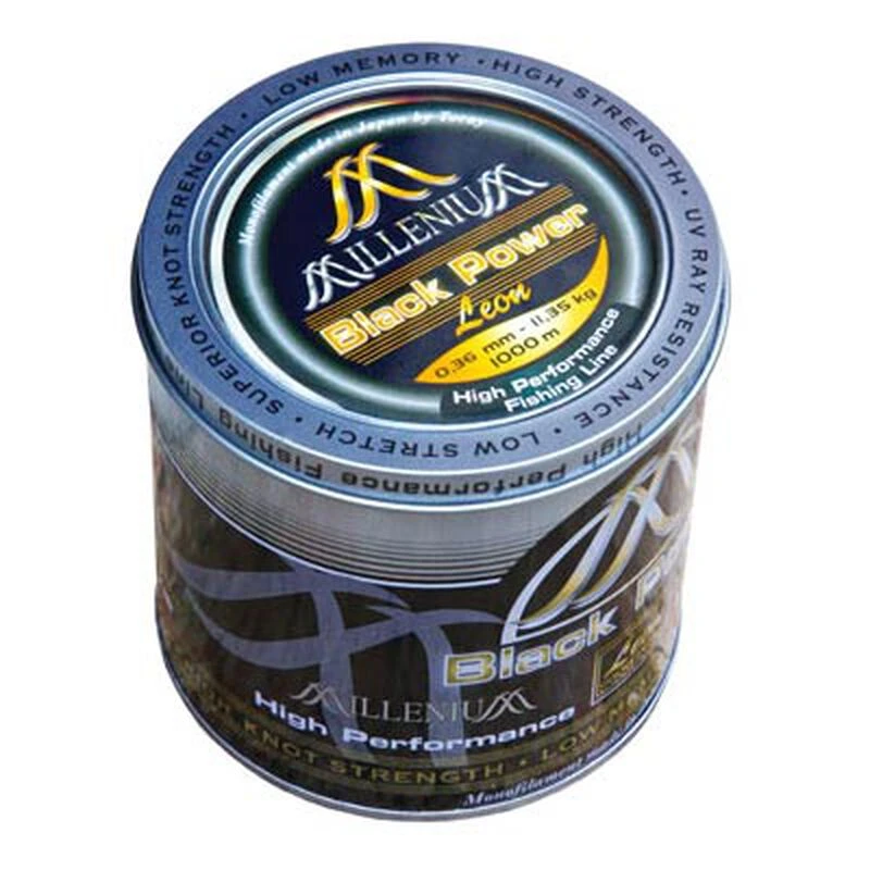 Nylon Carpe Leon Hoogendijk Millenium Black Power Noir 1000m 4 Nylon Carpe Leon Hoogendijk Millenium Black Power Noir 1000m - Image 2