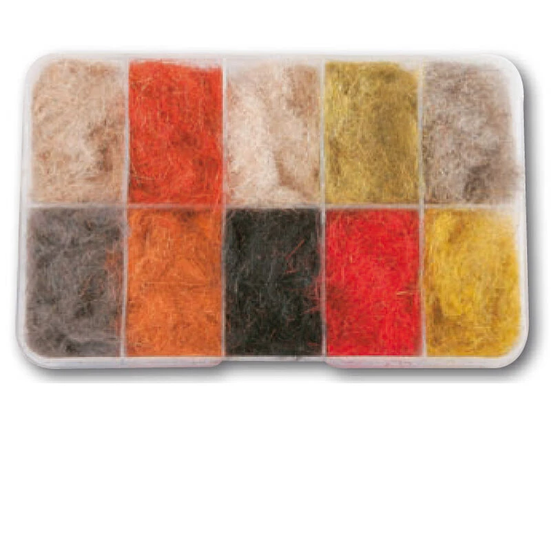Fly Tying Dubbing De Lièvre Boite 10 Coloris Jmc 3 Fly Tying Dubbing De Lièvre Boite 10 Coloris Jmc