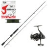 Canne Spinning Daiwa Powermesh 1m91, 5-14g + Lexa Nero 2500 +Tresse 8 Brins -Magasins De Pêche En Vedette P50057 a