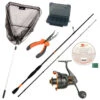 Ensemble 2m10, 5-20g + Tresse + Boite + Epuisette + Pince -Magasins De Pêche En Vedette P50073 a
