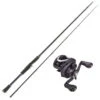Canne Casting Major Craft Baspara 2.06m, 7-28g + Moulinet Daiwa Fuego CC 80 HSL -Magasins De Pêche En Vedette P50149 a