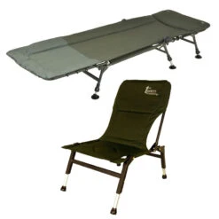 Pack Confort Carpe Team Carpfishing Bedchair Process + Level Premium
